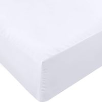 Utopia Bedding Fitted Sheet - Soft Brushed Microfiber - Deep Pockets, Shrinkage and Fade Resistant - Easy Care - 1 Fitted Sheet Only (Twin, White)