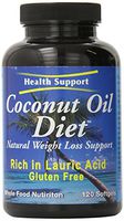 Health Support Coconut Oil Diet Softgel Capsules, 120 Count