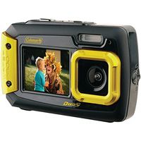 Coleman 20.0 Megapixel Duo2 Dual-Screen Waterproof Digital Camera (Yellow) "Product Category: Cameras/Digital Cameras"
