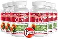 Safflower seed organic - CLA 1250mg - support metabolism (6 bottles)