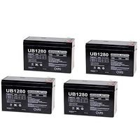 Universal Power Group 12V 8Ah Battery for LiftMaster LA412 Solar Linear Gate Operator - 4 Pack