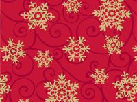 Pack of 1, Snowflake Medallion 24" x 100' Gift Wrap Roll for Holiday, Party, Kids' Birthday & Special Occasion Packaging
