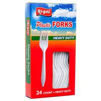 Wholesale PLASTIC FORK 24CT WHITE HVY DUTY IN BOX