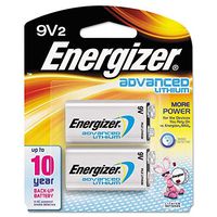Energizer LA522SBP-2 Advanced 9V Lithium Batteries, 2 CT (Pack of 3)