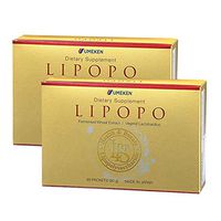 2X Umeken Lipopo, 6 Month Supply- Lipopolysaccharide, Beta-glucan from Yeast, Lactic Acid Bacteria, and Vitamin C. Made in Japan. 180 Packets.