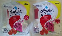 4 Glade Plugins Blooming Peony & Cherry Scented Oil Refills Spring Summer 2 Pack