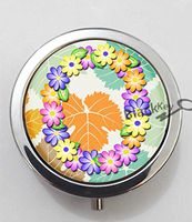 BlackKey Letter O 3-Compartment Decorative Pocket Gift Box Case Organizer for Pill, Color 1 -1402