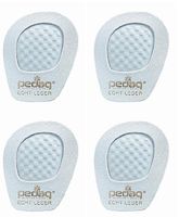 Pedag 168 Girl Self Adhesive Forefoot Grip for Pumps and Sandals, White Leather, One Size Fits All (Pack of 2)