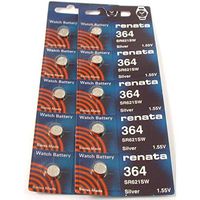 #364 Renata Watch Batteries 10Pcs