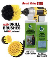 Bio Clean Hard Water Stain Remover 10oz & Silicone Sealant 8oz