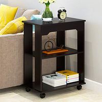 Ywoow 3-Tier Storage Locker Bedroom Night Table Sofa Coffee Table Modern End Table US Warehouse Sending