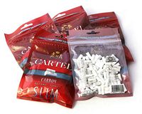 Cartel Slim 6mm Active Carbon Filters - 5 Packs x 120 Filters