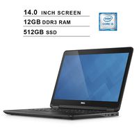 2019 Premium Dell Latitude E7440 Ultrabook 14 Inch Business Laptop (Intel Dual Core i5-4300U up to 2.9GHz, 12GB DDR3 RAM, 512GB SSD, Intel HD 4400, WiFi, HDMI, Windows 10 Pro) (Renewed)
