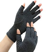 Arthritis Compression Gloves, One Fingerless Pair Relieve Pain of Rheumatoid and Osteoarthritis. Alleviate Symptoms of Carpal Tunnel Tendinitis and RSI for Everyday Use for Men & Women (Small)
