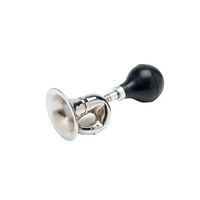 AOWEN Bugle Horn，Chrome Horn Black Bulb，Golf Cart Car，Retro Clown Bike Horn Classic Vintage Metal Twist Loudspeaker，Funny Props Halloween。
