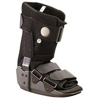 OTC Short Leg Adjustable Air Cast Low Top Walker Boot, Black, Large