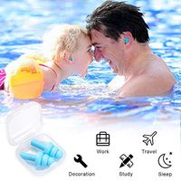 4 Pairs of Soft Silicone Earplugs Comfortable & Reusable Offering Noise Reduction