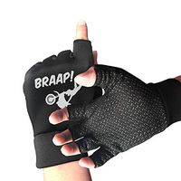 Mens Womens Brap Braap Braaap Dirt Motor Fingerless Gloves for Arthritis & Carpal Tunnel Pain Relief