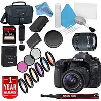 Canon EOS 80D DSLR Camera with 18-55mm Lens USA Model with Warranty Base Bundle