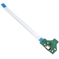 USB Charging Port Board+12 pin cable JDS-011 for SONY PS4 Controller Dualshock 4