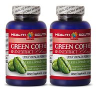 Natural Weight Loss Products for Women That Work Fast - Green Coffee Cleanse - Green Coffee to Lose Weight - 2 Bottles 120 Capsules