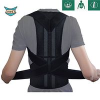 Posture Corrector for Men Women Back, Shoulders, and Back Pain, Neck Pain, Imbalance Correction, and Support by Fitness S-XXL (XL)