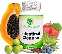 Natural Intestinal Cleanse for Humans - 10 Day All Natural Herbal Detox Formula - Non-GMO - Includes Wormwood and Black Walnut Hull to Support intestinal Health - 100% Guaranteed
