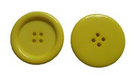 Lyracces Wholesale Lots 7pcs Extra Large Big Sewing Fasteners Flatback Resin Buttons 50mm 1.97 Inches (Yellow)