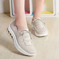 Neartime Women Sneakers, Fashion New Women Air Cushion Sports Shoes Round Head Breathable Leisure Shake Shoes