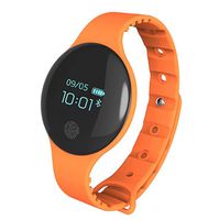 Bluetooth Smart Watch for iOS Android Men Women Sport Intelligent Pedometer Fitness Bracelet Watches for iPhone Clock Men,Orange