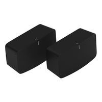 Sonos Play:5 Two Room Premium Set - Ultimate Wireless Smart Speaker for Streaming Music. Works with Alexa. (Black)