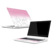 Mightyskins Skin Compatible with Lenovo Chromebook C330 (2018) - Marble Glitz | Protective, Durable, and Unique Vinyl Decal Wrap Cover | Easy to Apply, Remove, and Change Styles | Made in The USA