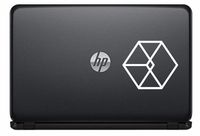 Exo Logo Version 7 Vinyl Decal Sticker for Computer MacBook Laptop Ipad Electronics Home Window Custom Walls Cars Trucks Motorcycle Automobile and More (White)