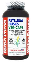 Yerba Prima Psyllium Husks Veg Caps, 400 Capsules (625mg) - Vegan, Non-GMO, Gluten Free, Colon Cleanser, Daily Fiber Supplement