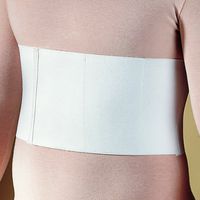 Men's Elastic Rib Belt Support Brace Chest Wrap for Cracked, Fractured, Broken Ribs Protection Compression and Support (Small)