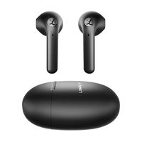 True Wireless Earbuds L LINPA WORLD T5 Bluetooth 5.0 Headphones, IPX5 Waterproof Earphones with Charging Case, Comfort, Sweatproof HiFi Bass Stereo W/Mic 40 Hours Playtime for Work, Running, Sports