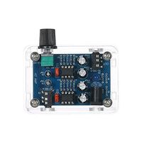 KKmoon 47 Amp DIY NE5532 Hi-Fi Headphone Amplifier Kit with Transparent Housing DC 9V to 18V