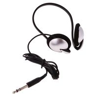 MonkeyJack Black 1.5m Cable 6.3 mm Plug Headset Headphones for Keyboard and Digital Piano