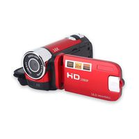 Video Camera Camcorder, Portable Vlogging Camera Recorder Full HD 1080P 16MP 2.7 Inch 270 Degree Rotation LCD Screen 16X Digital Zoom Camcorder Support Selfie, Continuous Shooting