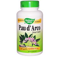 Natures Way Pau d'Arco, Certified 545 mg, Capsules