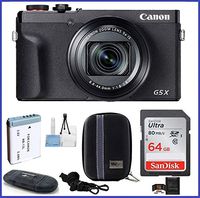 Canon PowerShot G5 X Mark II Digital Camera PRO Bundle Includes: 64GB SDXC Class 10 Memory Card, Card Reader, Extra Battery + More.