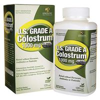 Genceutic U.S. GRADE A Colostrum 1000mg - 120 veg Capsules Non GMO