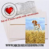 Michael Steddum Classic Brittany Note Card Set