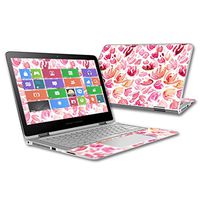 Mightyskins Skin Compatible With Hp Spectre X360 2-in-1 13.3" (2015) - Pink Petals | Protective, Durable, And Unique Vinyl Decal Wrap Cover | Easy To Apply, Remove, And Change Styles | Made In The Usa