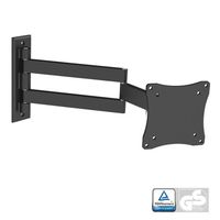 Black Full-Motion Tilt/Swivel Wall Mount Bracket for Dell E228WFPc 22" inch LED/LCD Monitor - Articulating/Tilting/Swiveling