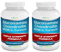 Supplements Vitamin 2-Pack - Glucosamine Chondroitin MSM Capsules