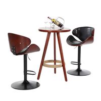 Fine Bar Stools,Bars Tools Swivel Stool Set of 2 Height Adjustable Bar Chairs with Back PU Leather Swivel Bar Stool Kitchen Counter Stools Dining Chairs (C)