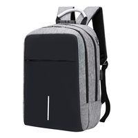 Laptop Backpack, Business Travel Backpacks with USB Charging Port & Headphone Hole, Water Resistant College School Computer Bag Grey