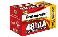 Panasonic Energy Corporation LR03PA/48PC Alkaline Plus Power AA Alkaline Battery, 48 Pack
