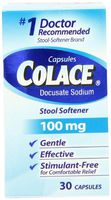 Colace 100mg, 30-count Boxes (Pack of 2)